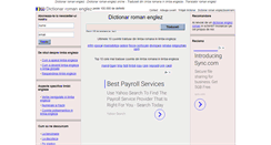 Desktop Screenshot of dictionarromanenglez.net